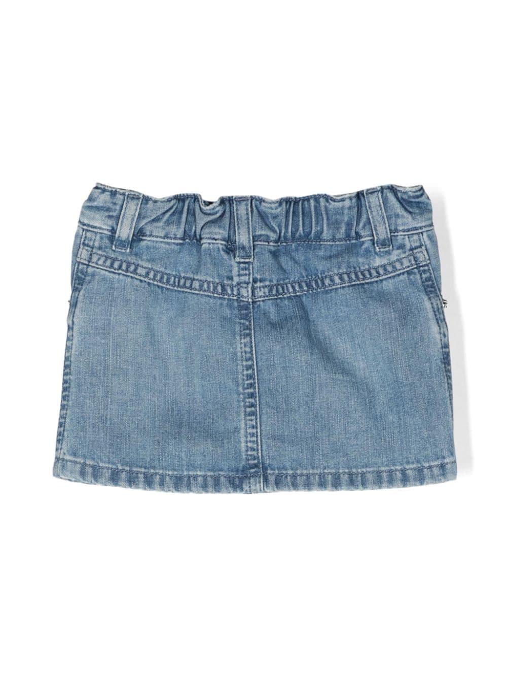 Minigonna denim bambina – Mancini Junior - Main Image