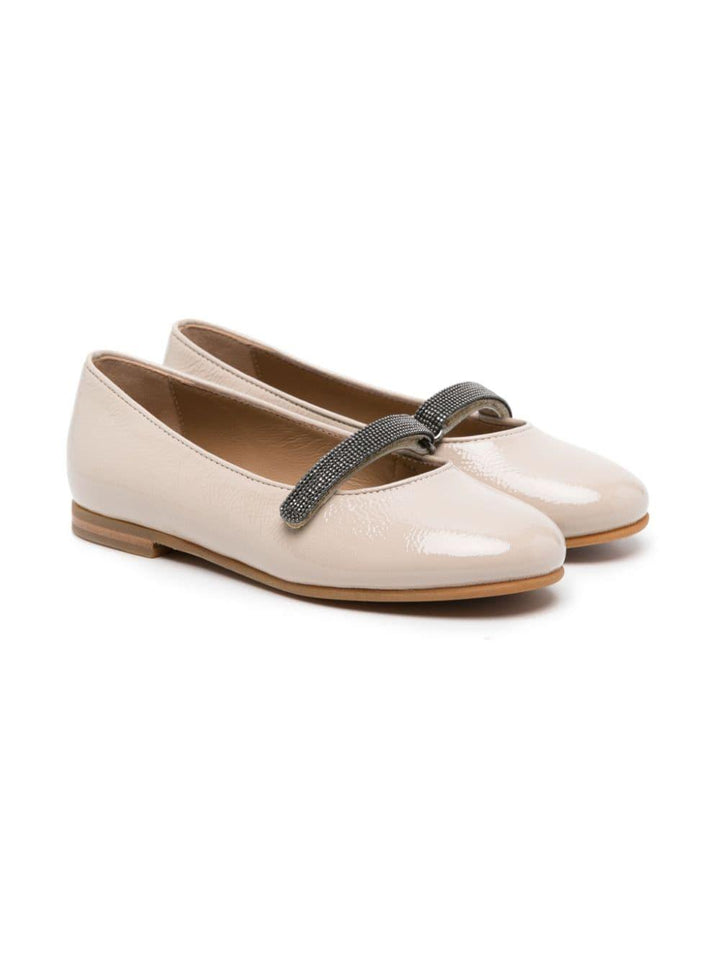 Ballerine beige bambina