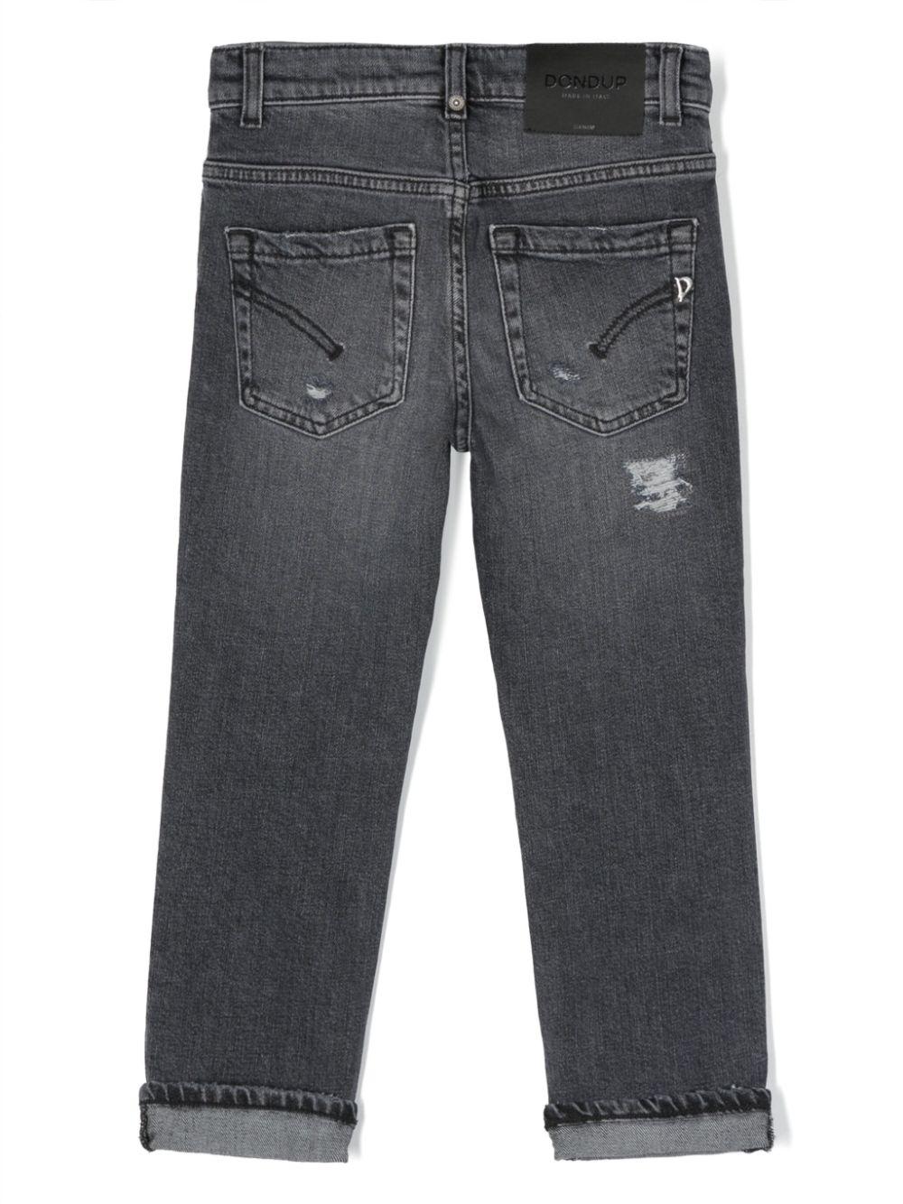 Pantaloni jeans grigio medio bambina