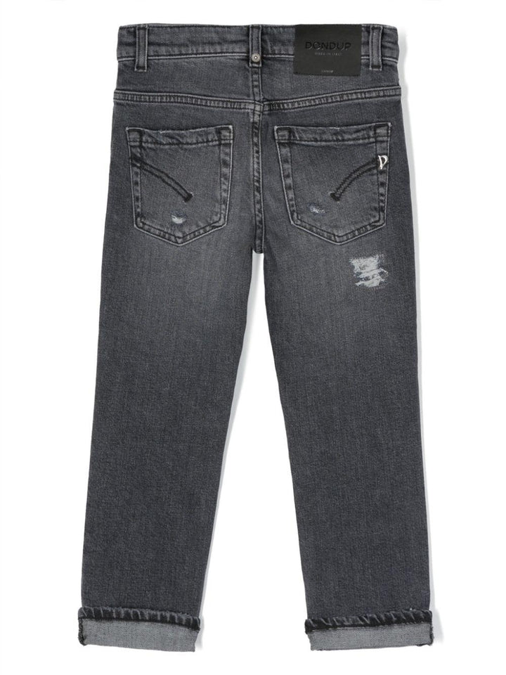 Pantaloni jeans grigio medio bambina