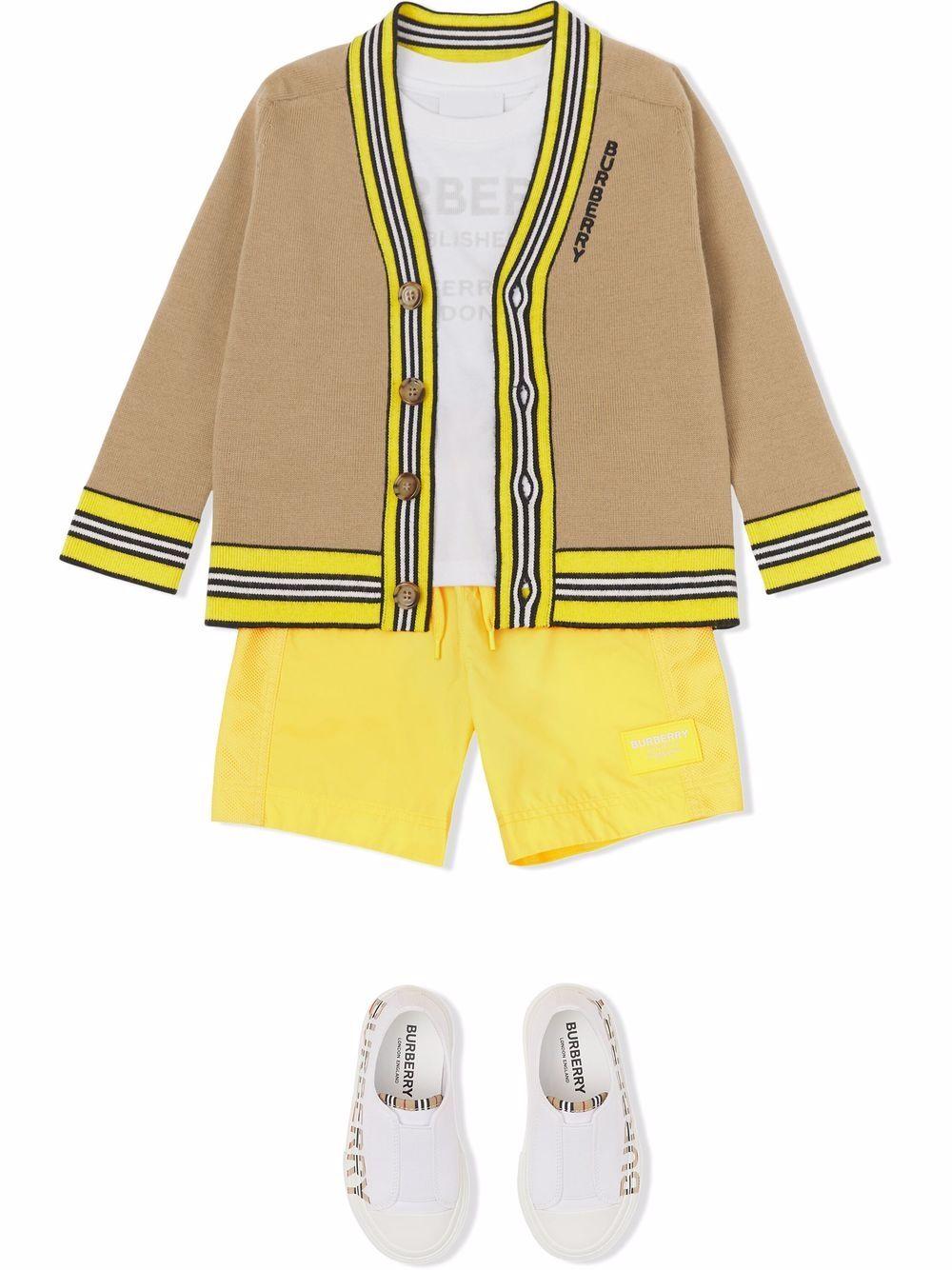 Cardigan beige neonato