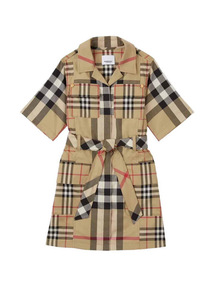Abito beige bambina