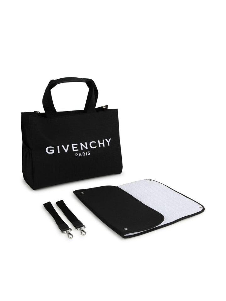 Borsa fasciatoio nera neonato unisex