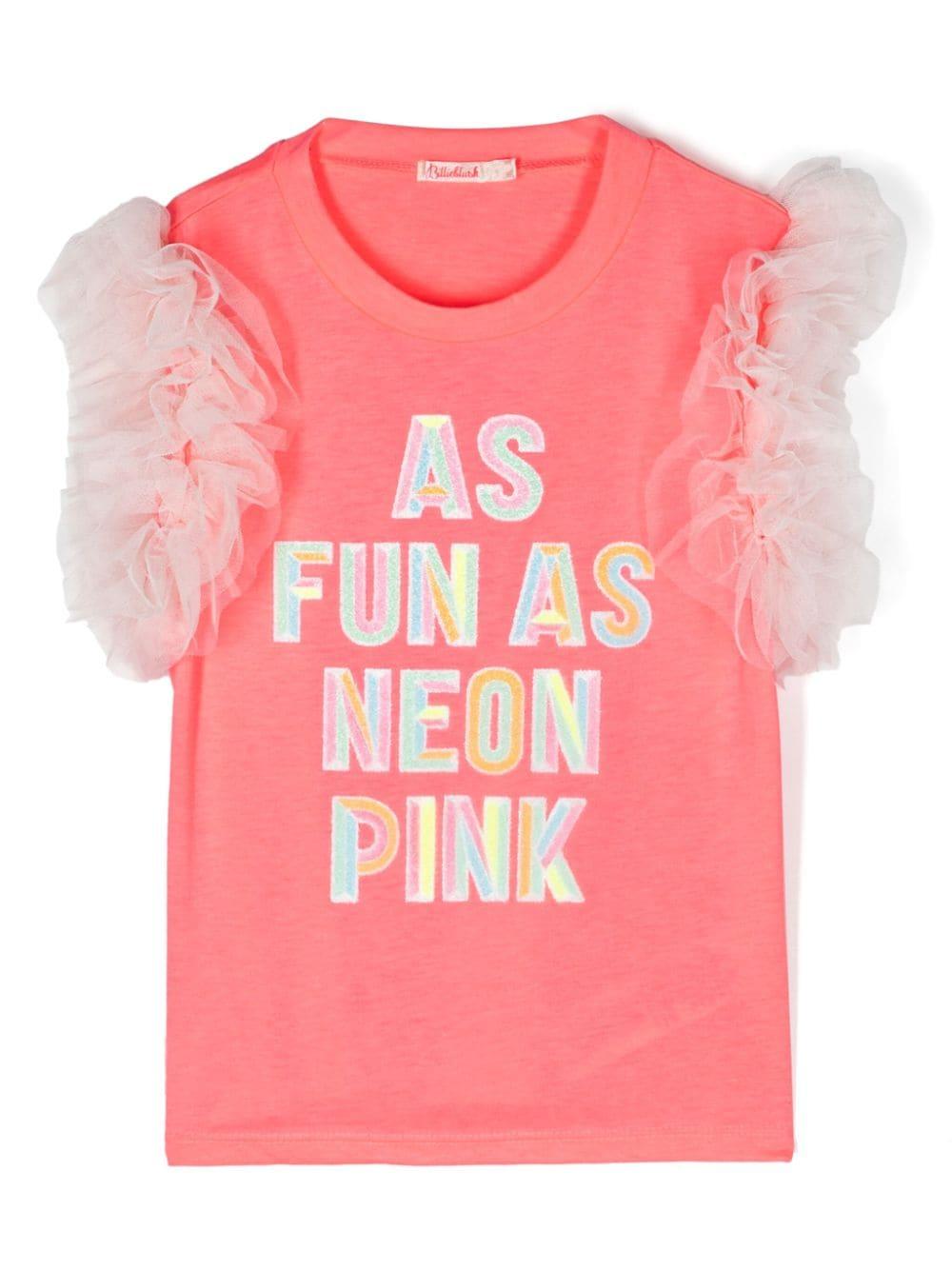 t-shirt rosa bambina