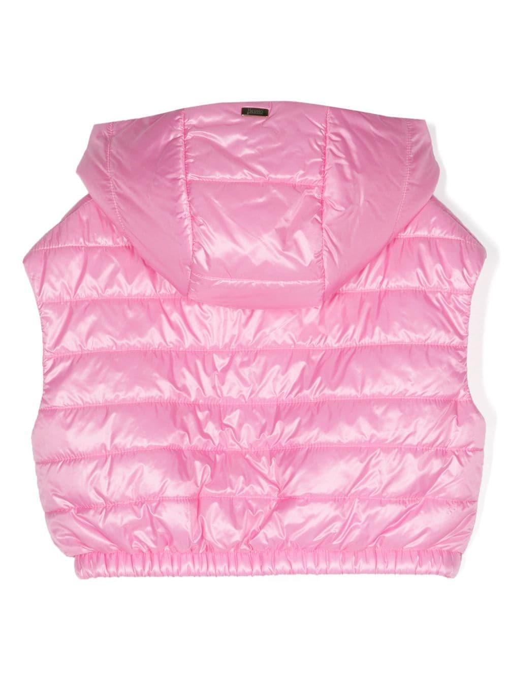 gilet rosa bambina