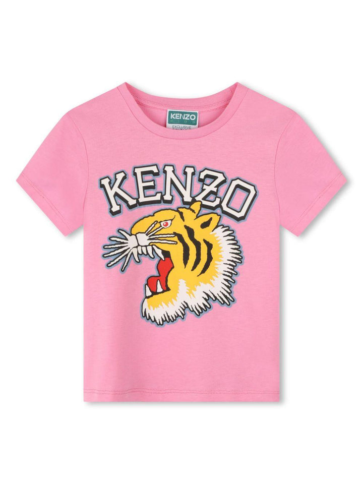 T-shirt rosa bambina K60836 44G KENZO KIDS 