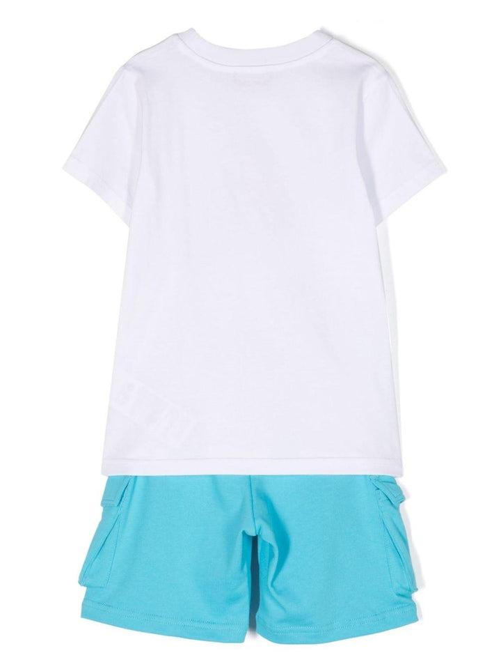 Set bianco/multicolore bambino HUG000LAA23 83625 MOSCHINO KIDS 
