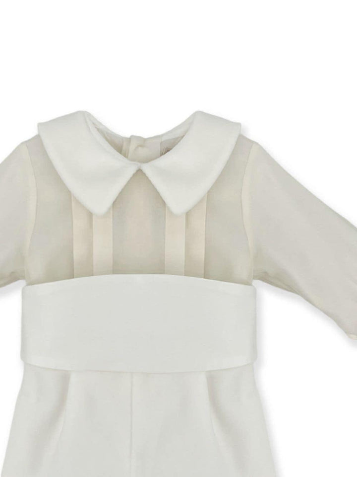 Pagliaccetto bianco neonato