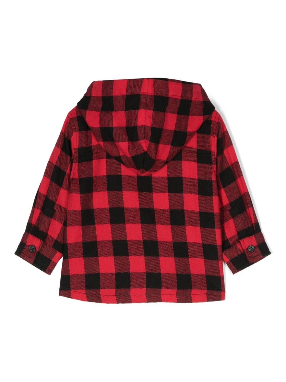 Camicia rossa neonato
