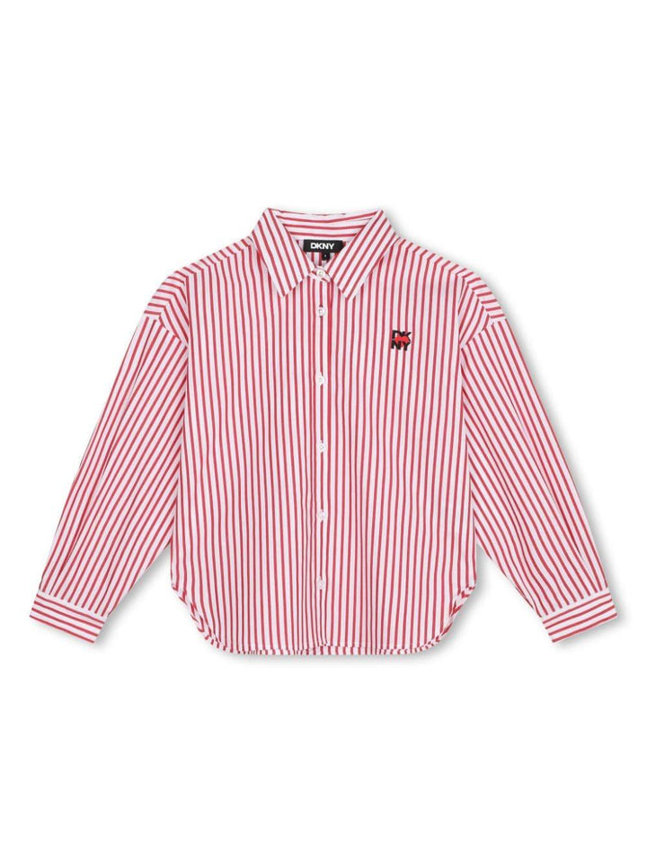 Camicia bianco/rossa bambina