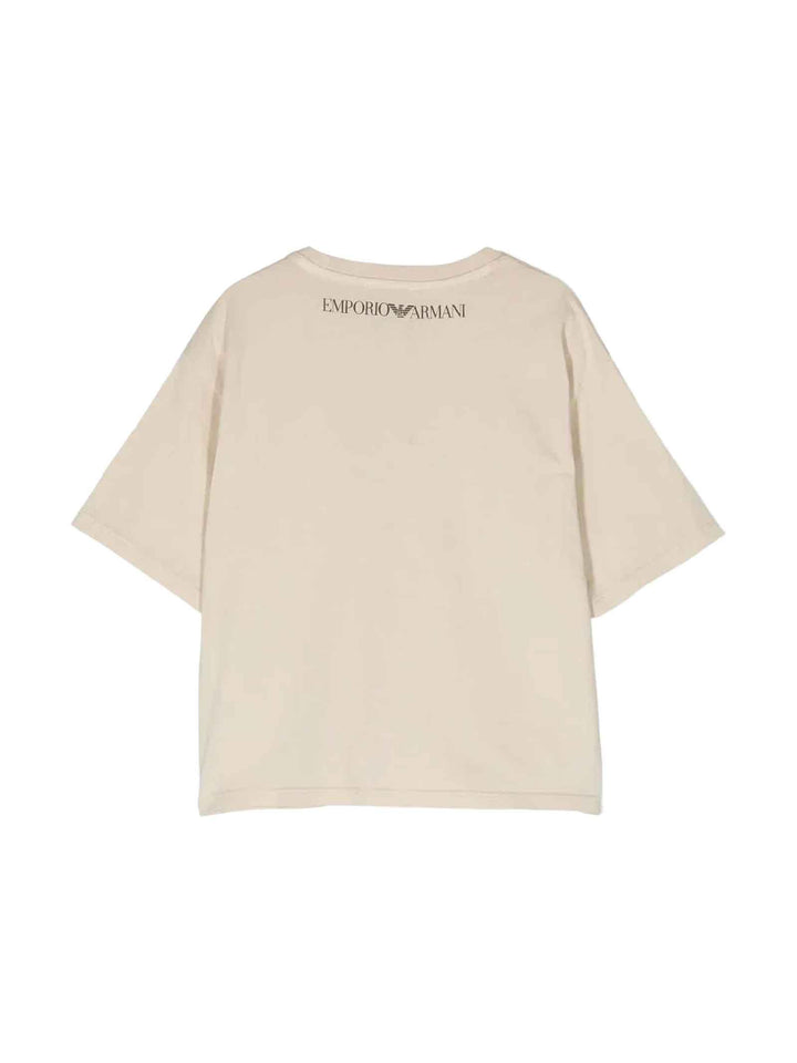 T-shirt beige bambina