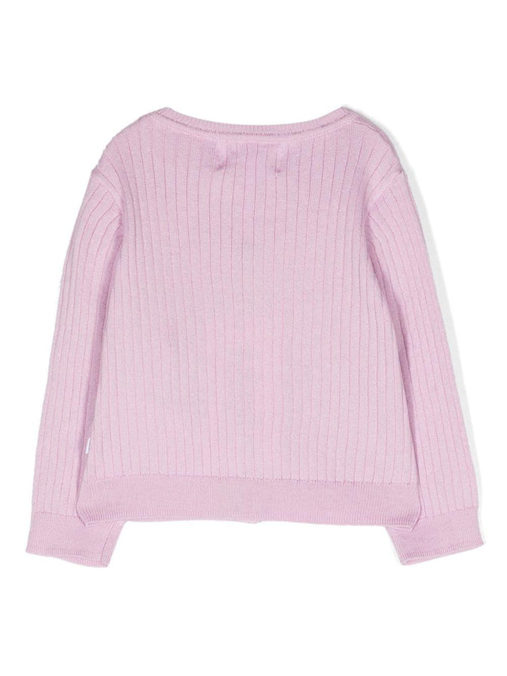 Cardigan lilla neonata