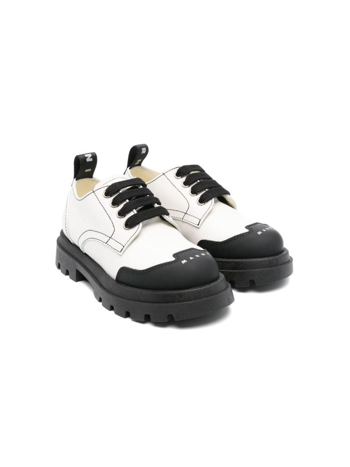 Scarpe bianco/nere bambina