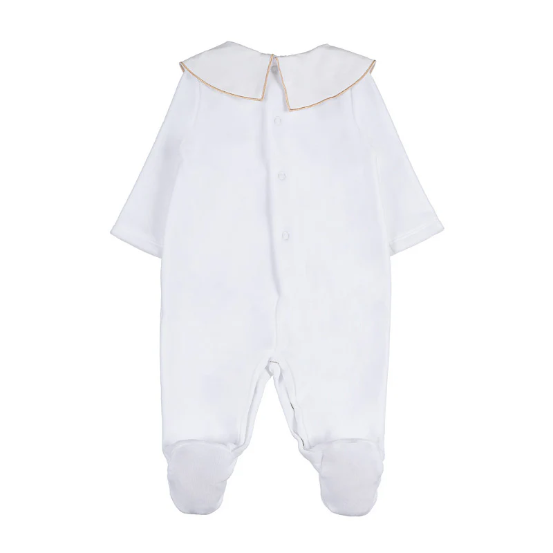 tutina bianca neonato CON055 BIANCO Nanan 