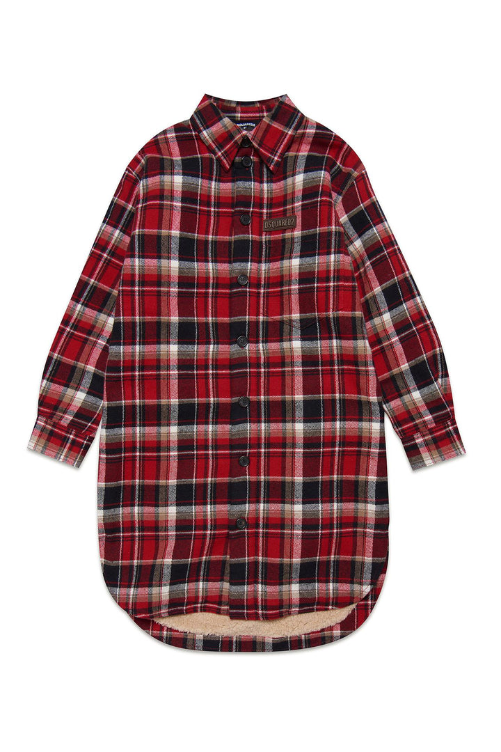 Camicia rossa bambina