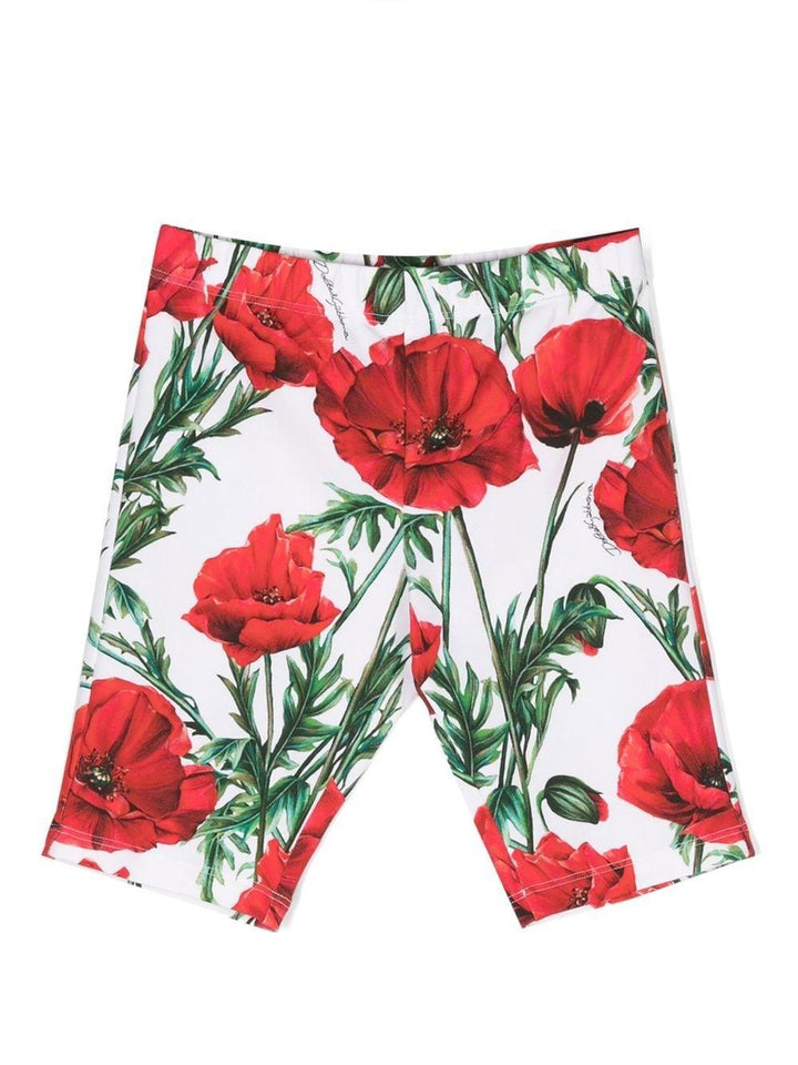 Leggins bianchi bambina