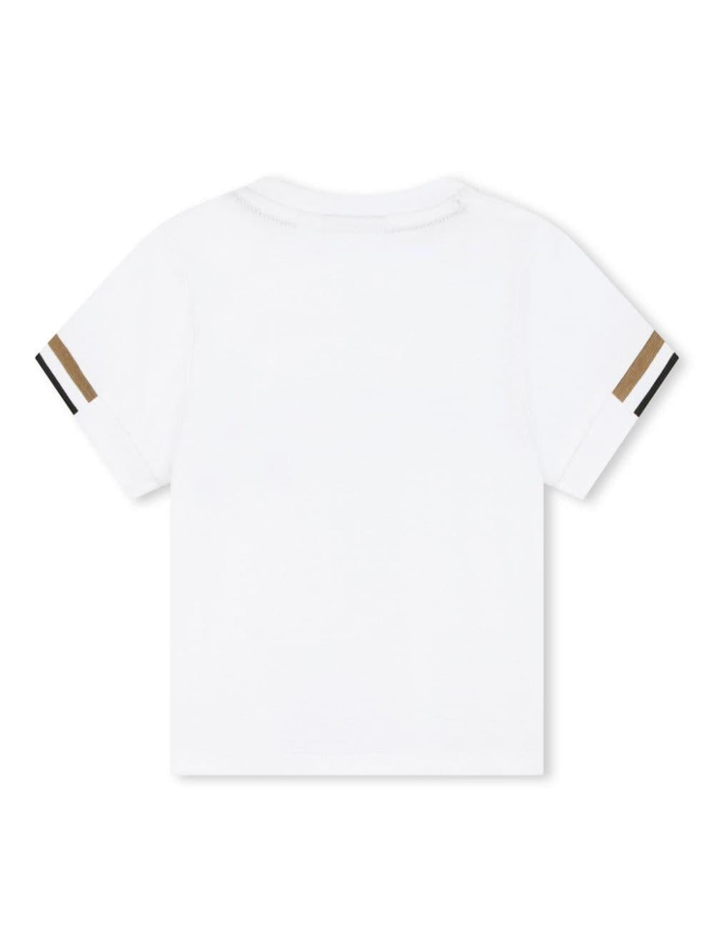 Set neonato bianco/marrone