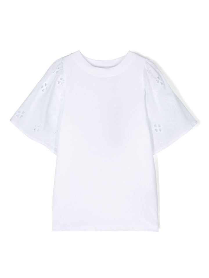 T-shirt bianca bambina