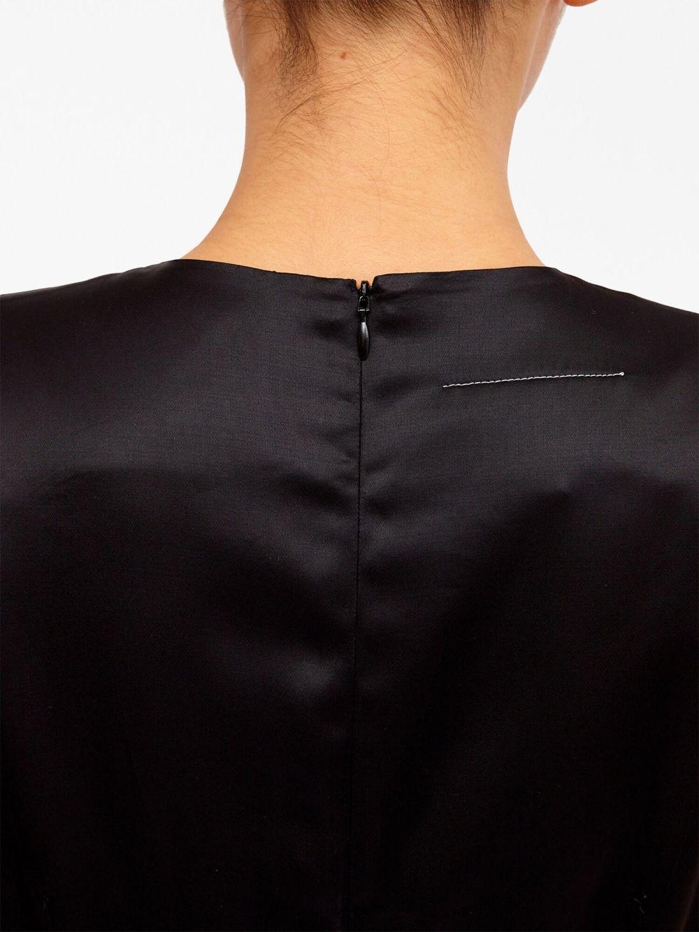 Abito nero donna smanicato S52DA0007S52200 003F MM6 