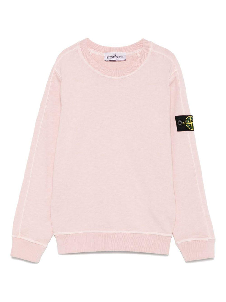 felpa rosa bambino