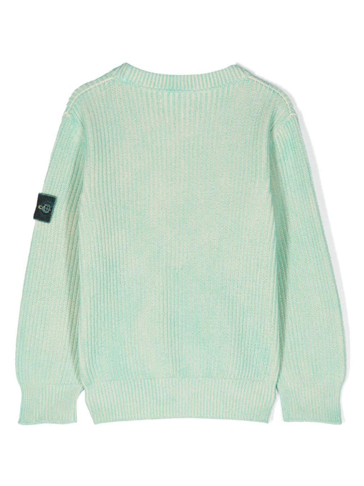 Maglione verde chiaro bambino