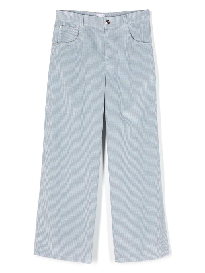 Pantaloni blu chiaro bambina