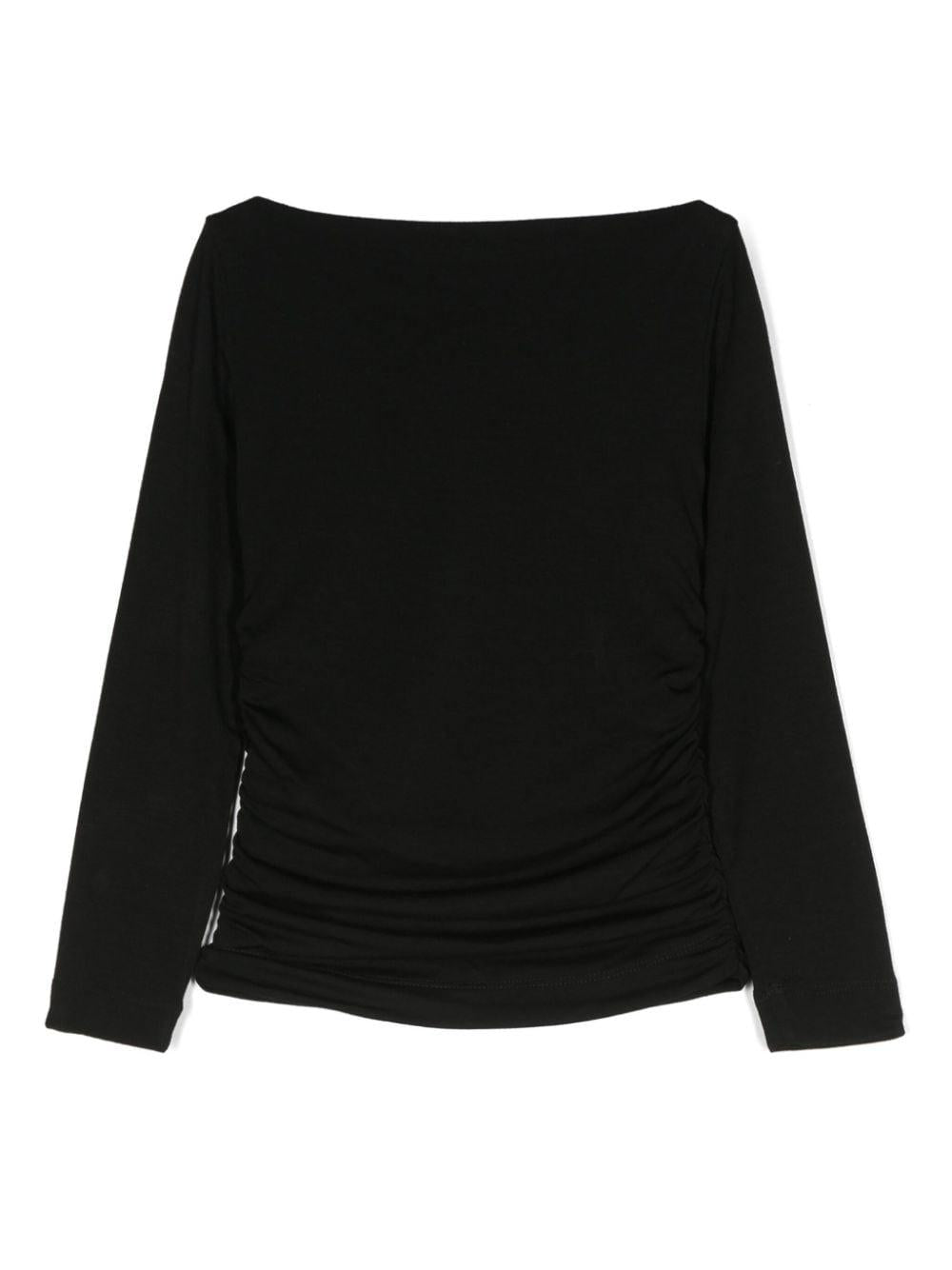 T-shirt nera bambina
