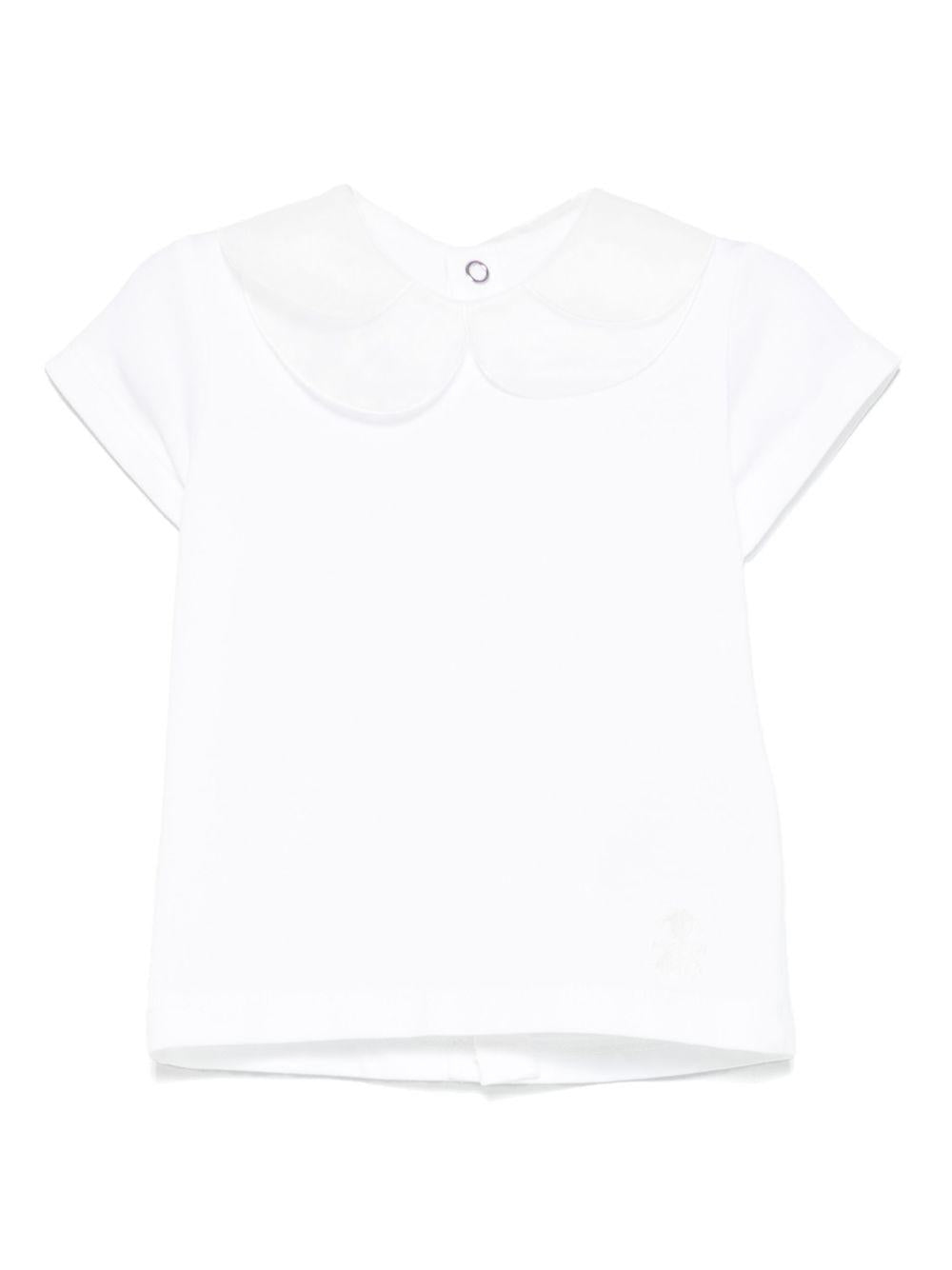 t-shirt bianca neonata