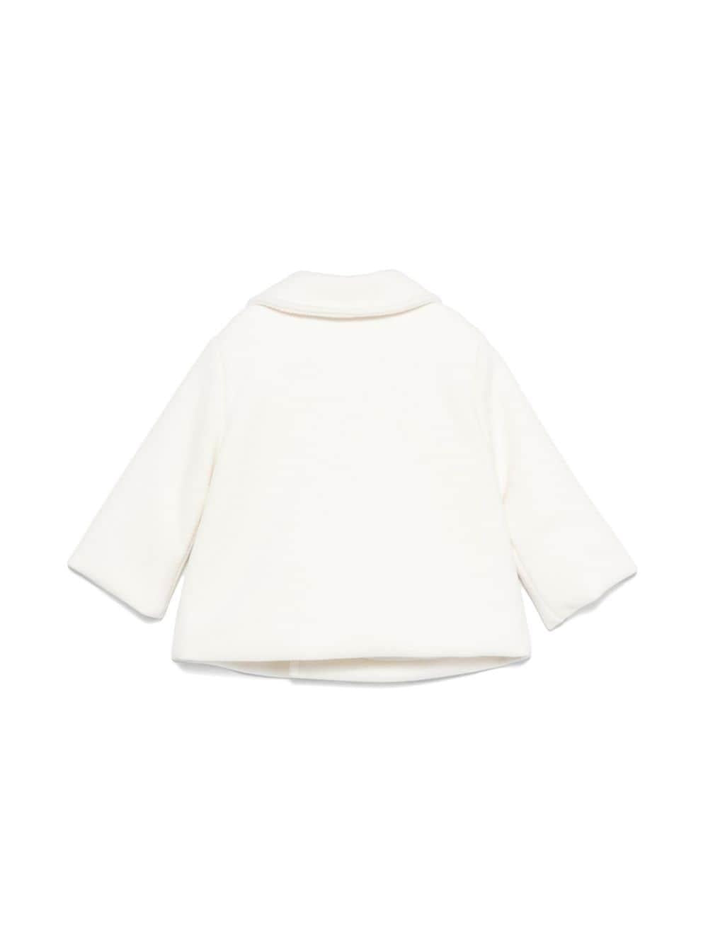 cappotto bianco neonato