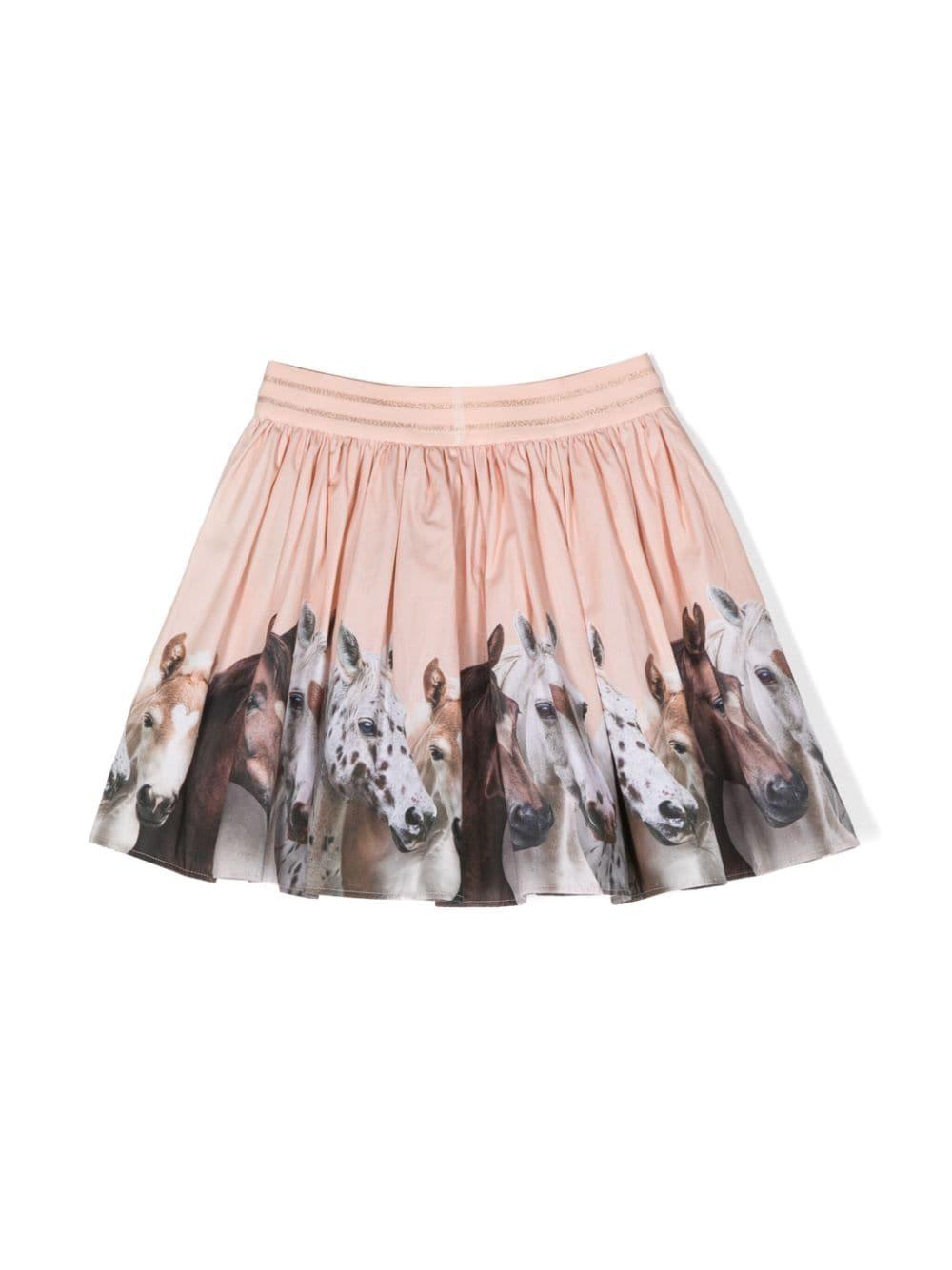 Gonna bambina rosa blush
