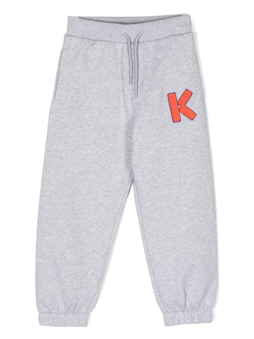 Pantaloni grigi bambino K24332 A41 KENZO KIDS 