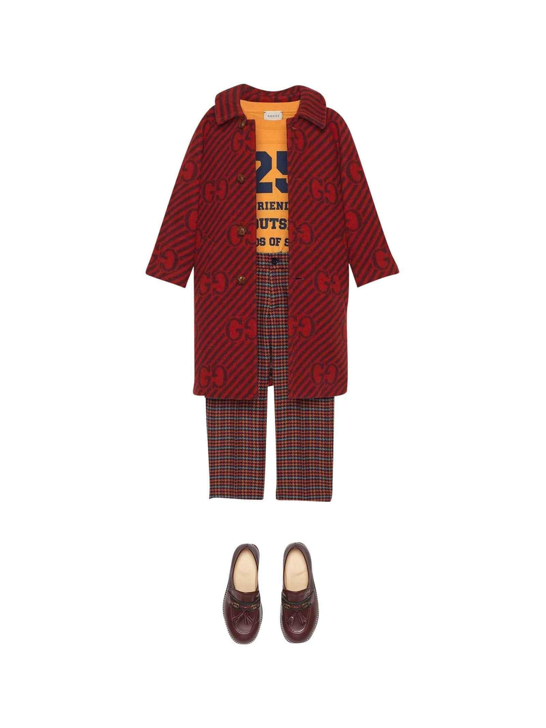 Cappotto rosso bambino