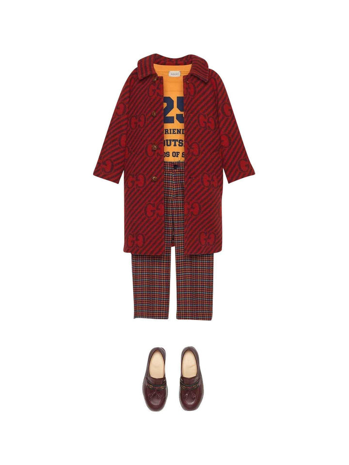 Cappotto rosso bambino