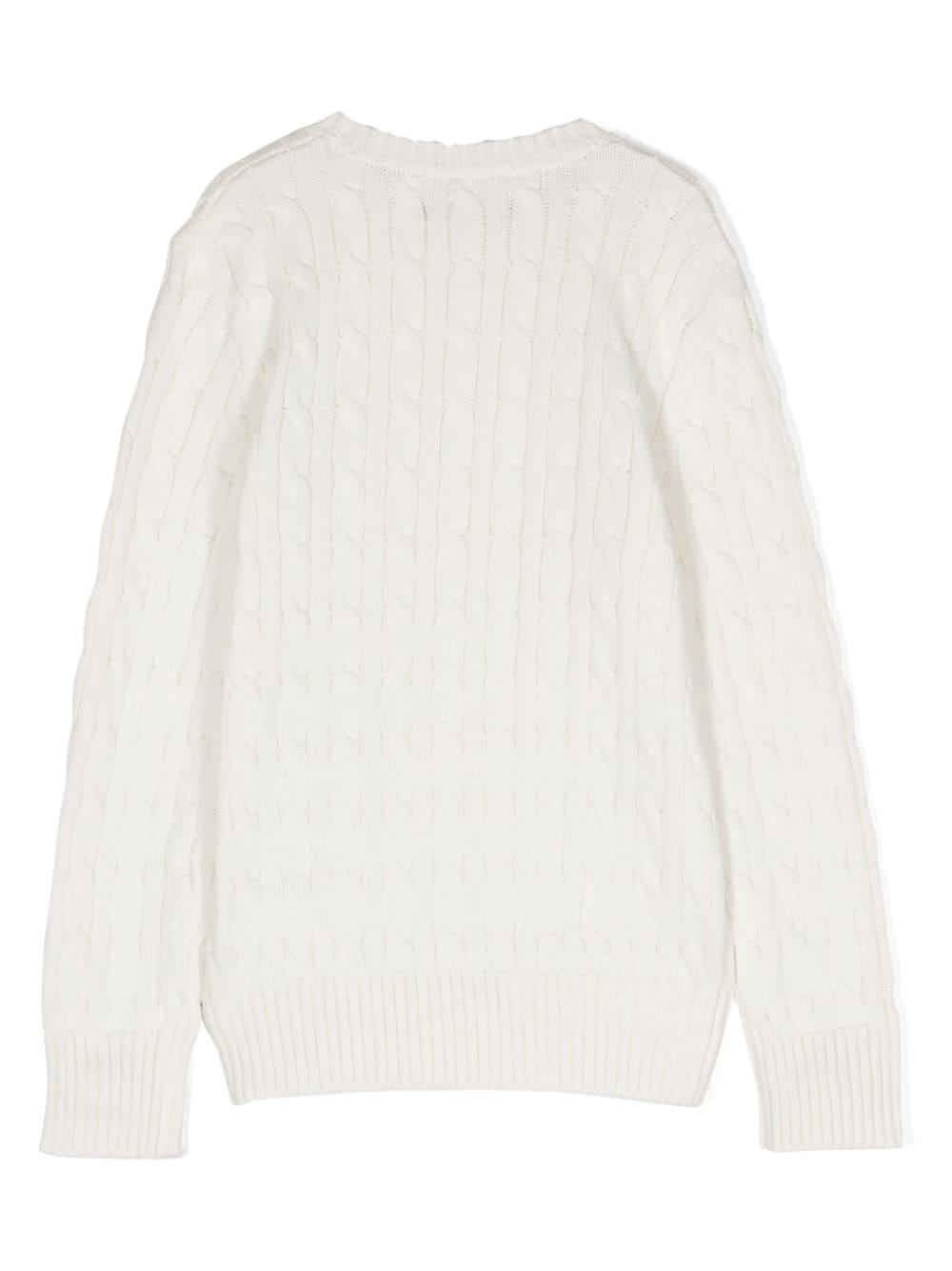 Maglione bambino bianco