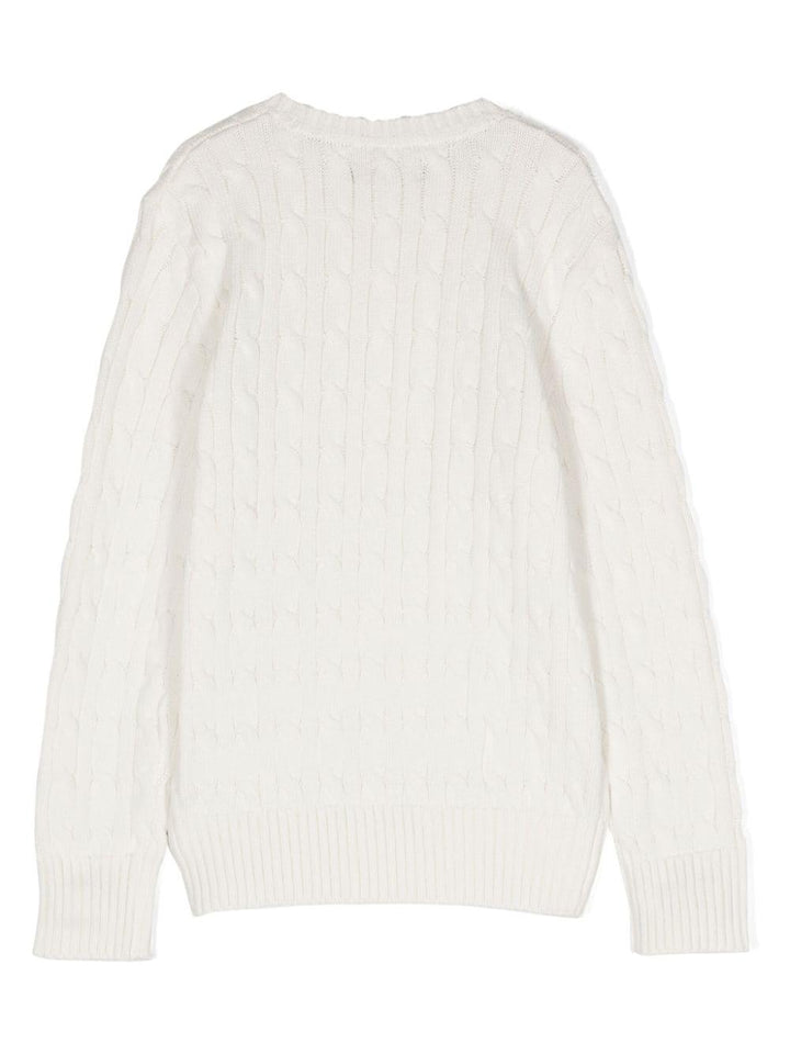 Maglione bambino bianco