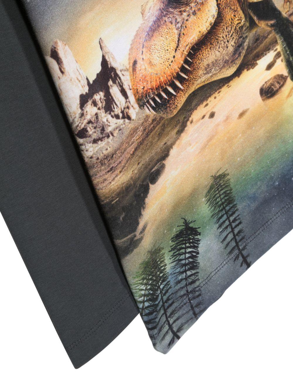 Felpa grigia bambino con stampa