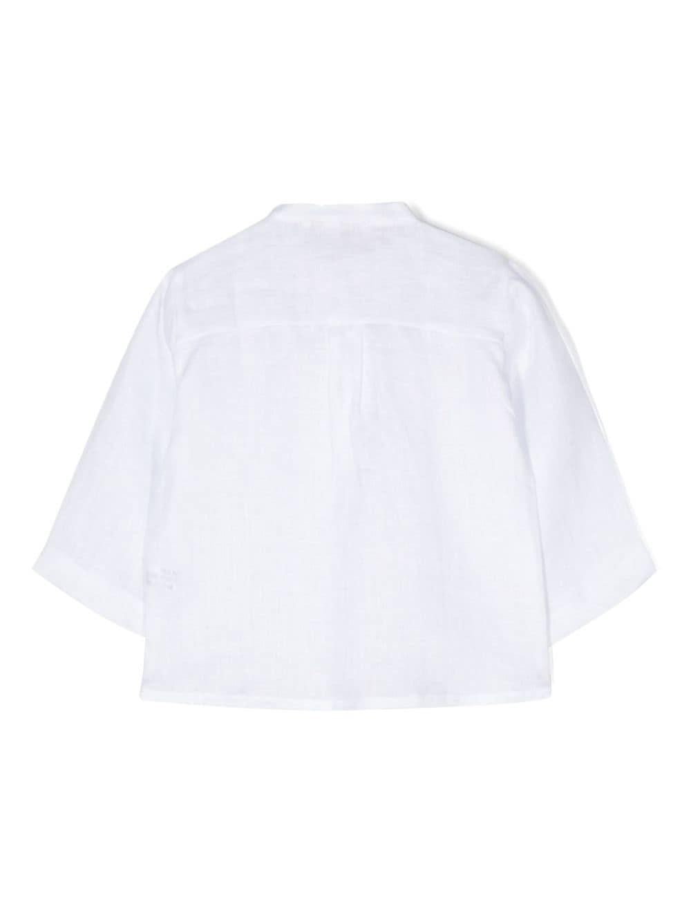 Camicia bianca neonato