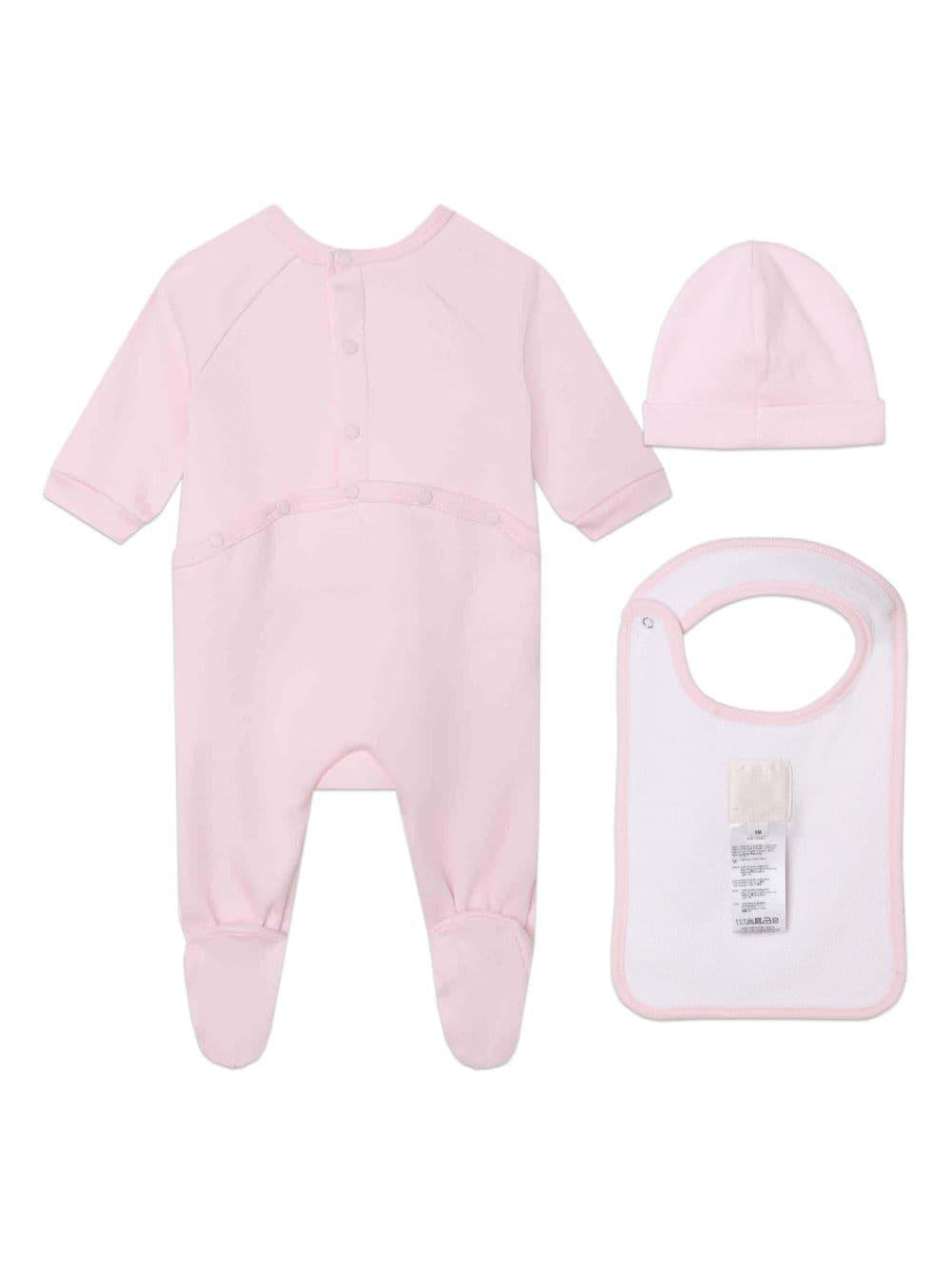 Completo rosa neonato unisex H98181 44Z Givenchy Kids 