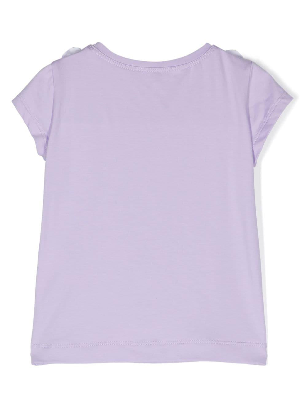T-shirts bambina viola