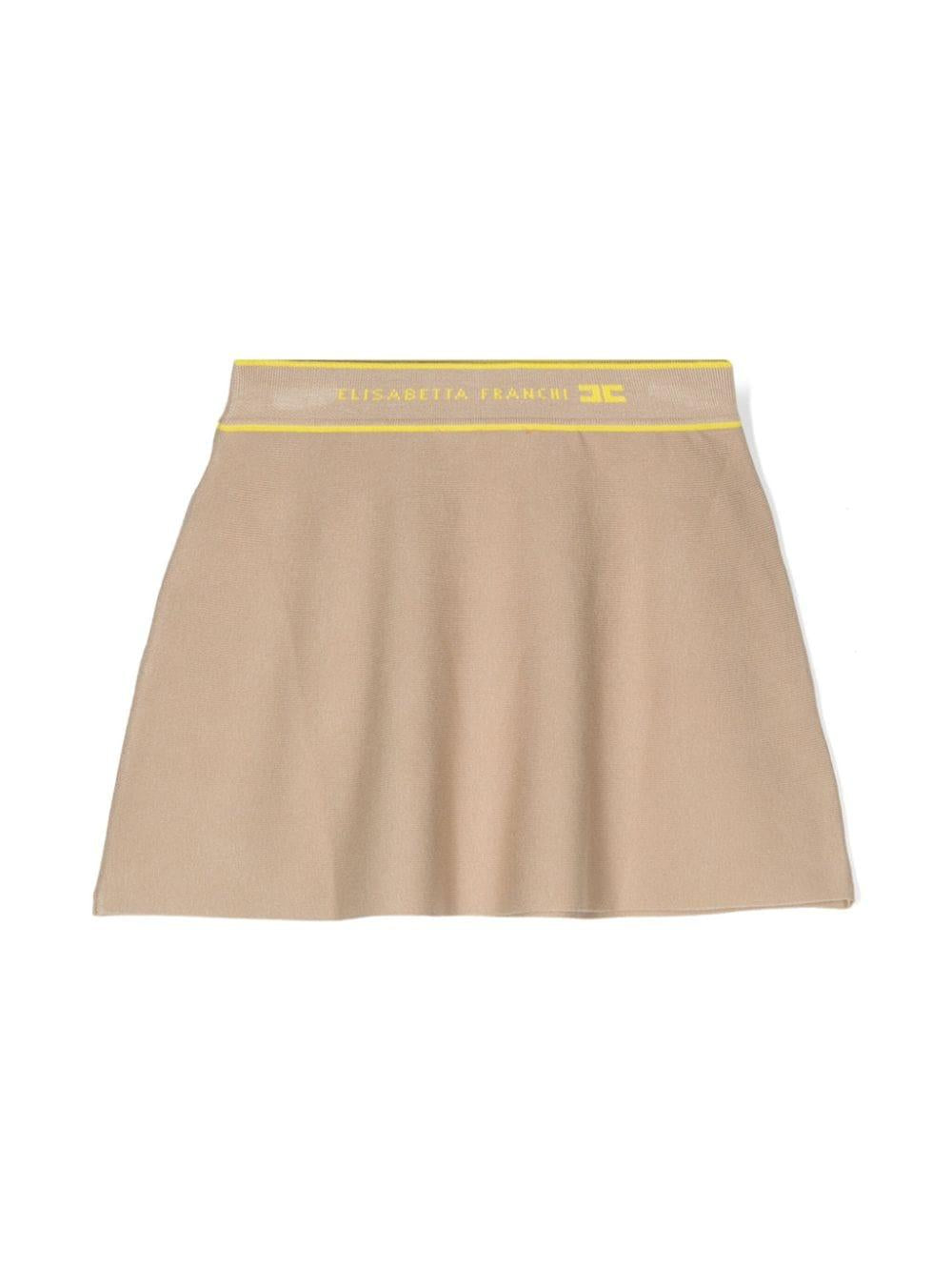 Gonna beige bambina