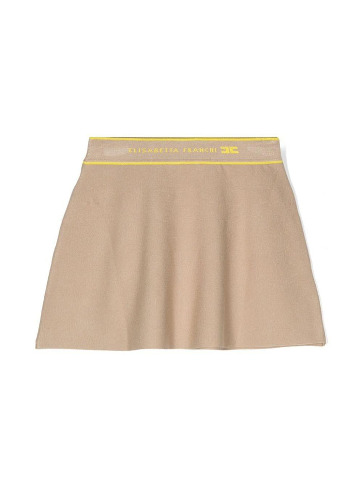 Gonna beige bambina