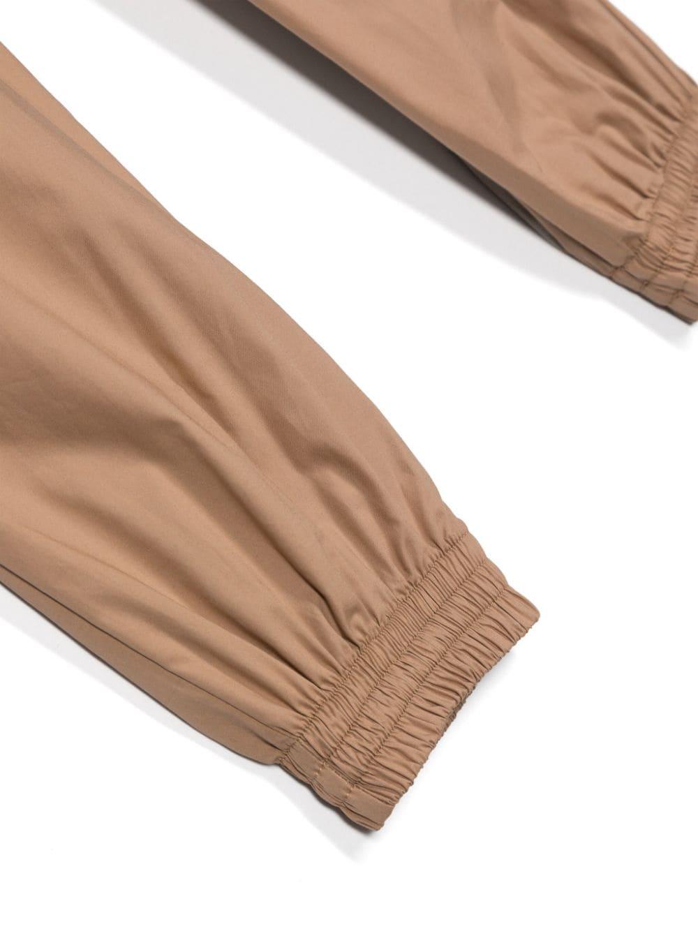 Pantaloni marrone cammello bambina