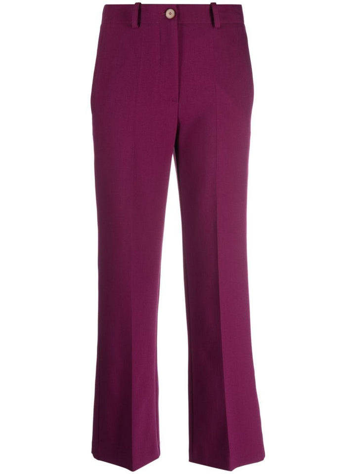 Pantaloni vinaccia donna