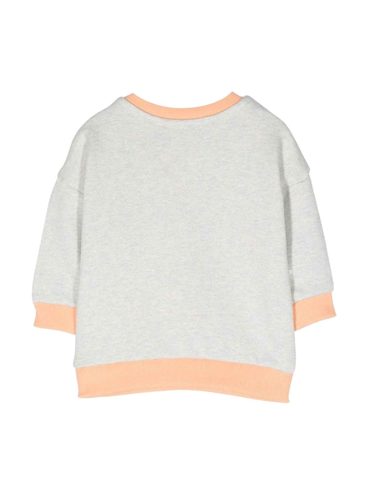 Felpa grigia neonata K05484 010 KENZO KIDS 