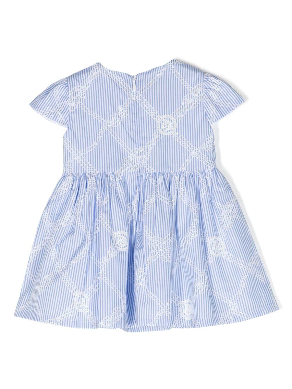 Abito blu neonata