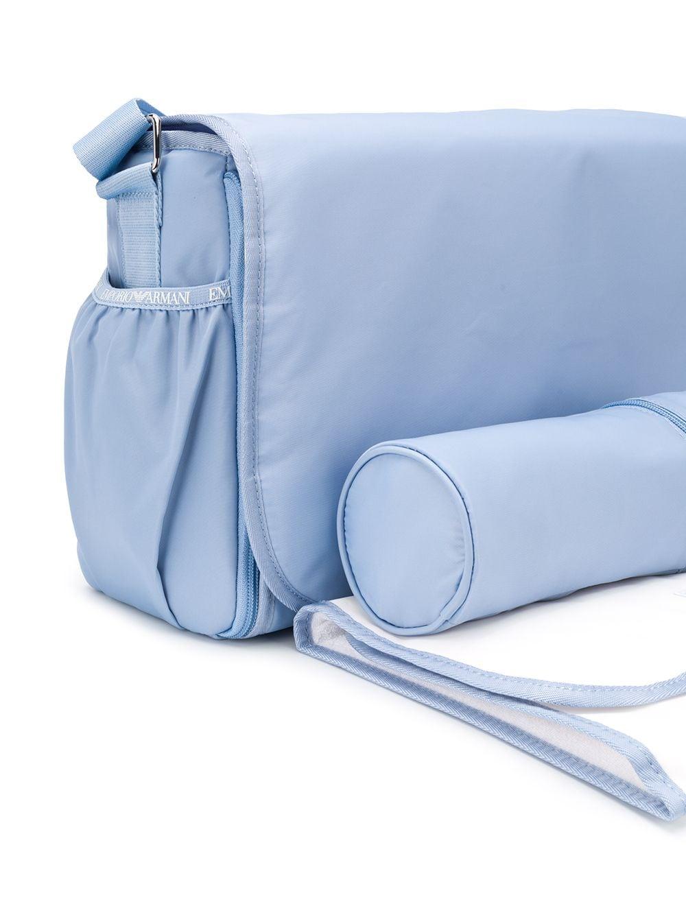 Borsa neonato azzurra