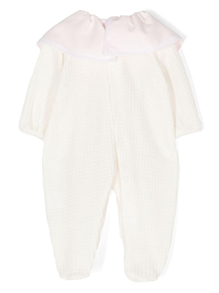 Pigiama bianco/rosa neonata TBTT70P73 01 la stupenderia 