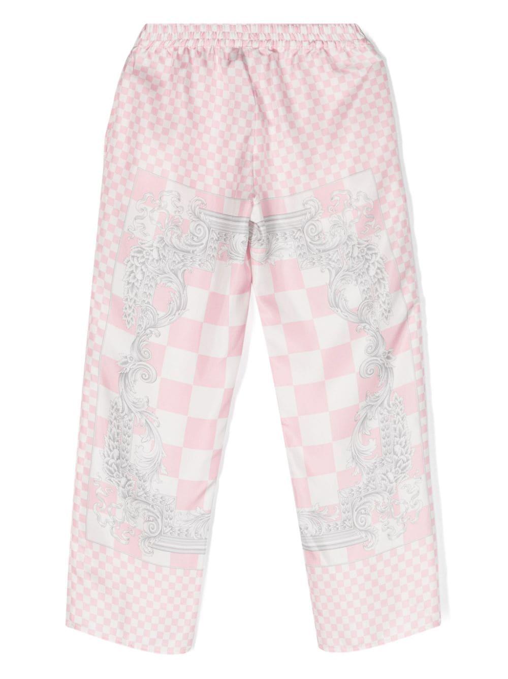 Pantaloni rosa chiaro bambina