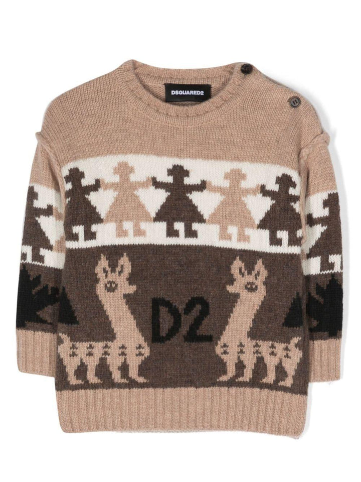 Maglia marrone bambino