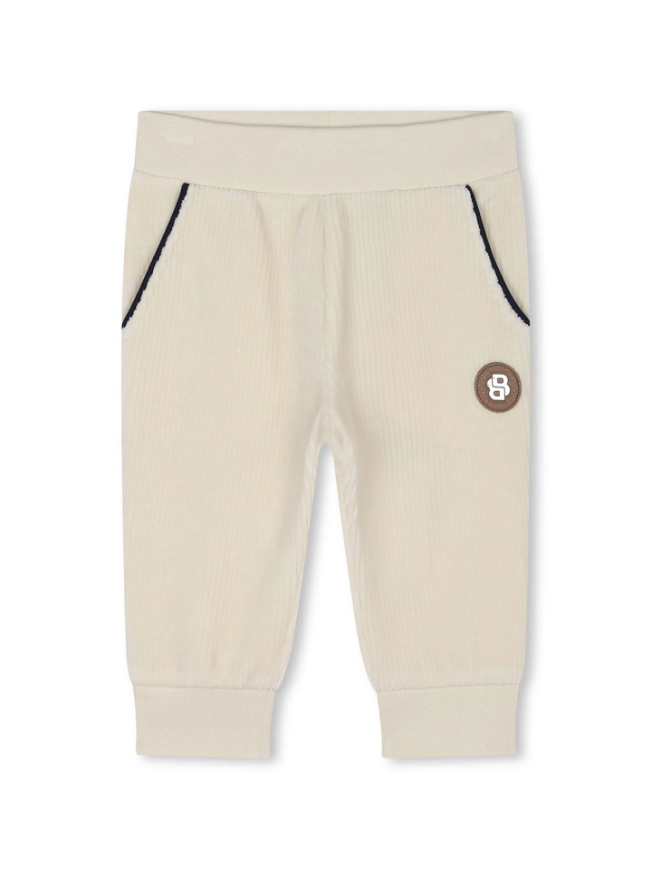 pantaloni panna neonato J51273 21C BOSS KIDS 